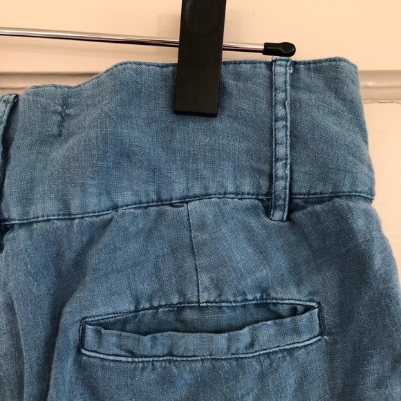 Artisan NY 100% Linen High Waisted Shorts - Picture 6 of 8